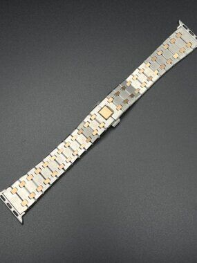 Apple Style AP Replacement Steel Bracelet (Steel and Rose Gold)